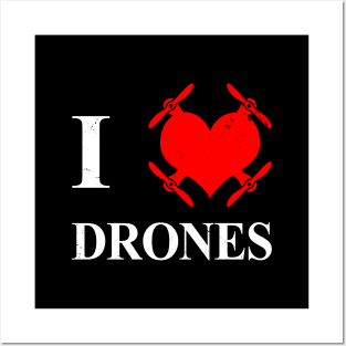 Drone Enthusiast Youtubers Vloggers FiIm Makers Gift For Drone Pilot Posters and Art